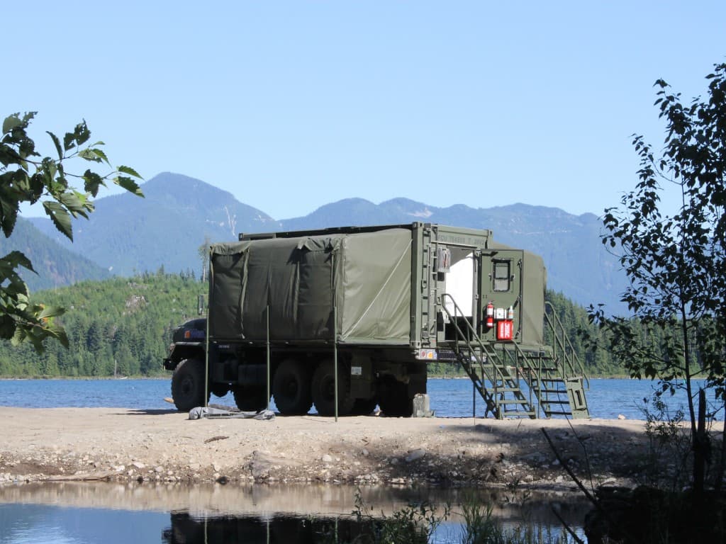 Weatherhaven MEX-26 expandable ISO shelter