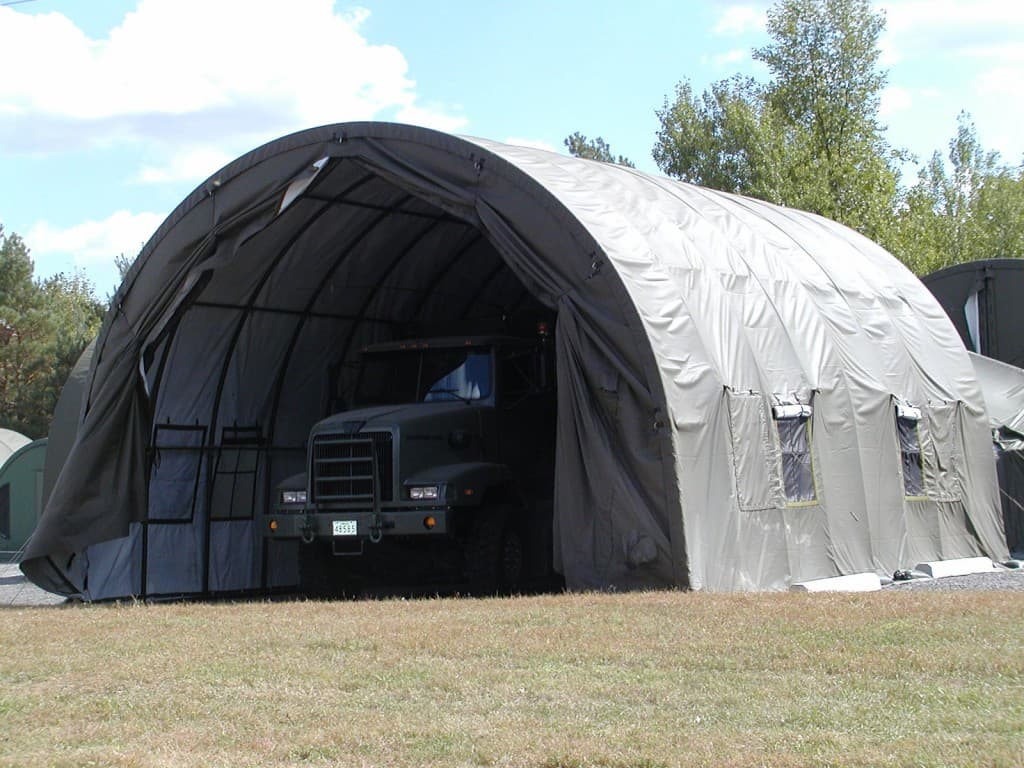 Weatherhaven Airbeam LP low-pressure inflatable shelter